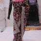 “The Wine Crystals” Premium Designer Saree