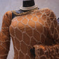 The Metallic Copper Premium Designer Saree