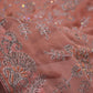 “The Peach Crystal” Premium Designer Saree