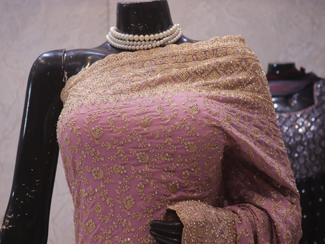 “The Mauve” Premium Designer Saree