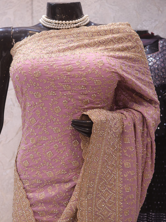 “The Mauve” Premium Designer Saree