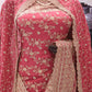 “The Turkish Rose” Premium Designer Saree with Veil