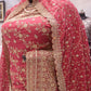 “The Turkish Rose” Premium Designer Saree with Veil