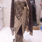 “The True Purple” Premium Designer Saree with Veil