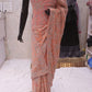 “The Peach Crystal” Premium Designer Saree