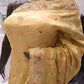 “The Mustard Gold” Premium Antique Hand-Crafted Banarasi Silk Saree