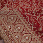 “The Royal Bridal Red” Premium Designer Saree with Veil