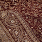 “The Royal Maroon” Premium Designer Saree with Veil