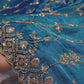 “The Peacock Teal” Premium Designer Saree