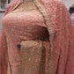 “The Rose Pink” Premium Designer Saree with Veil