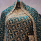 “The Bottle Green” Premium Designer Saree with Veil