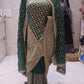“The Bottle Green” Premium Designer Saree with Veil