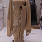 "The Golden Petals" Premium Designer Saree with Veil