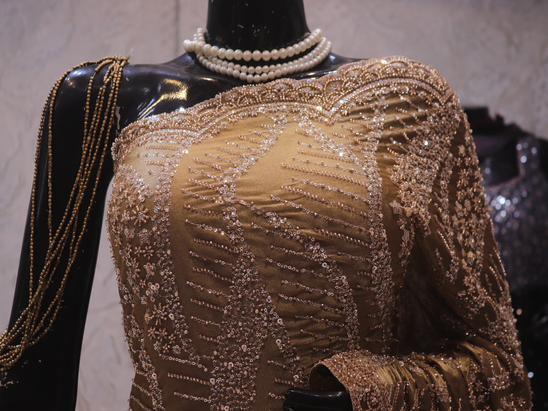 “The Golden” Premium Designer Saree