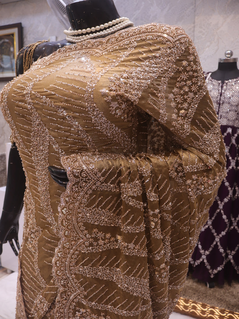 “The Golden” Premium Designer Saree