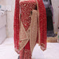 “The Royal Bridal Red” Premium Designer Saree with Veil