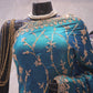 “The Peacock Teal” Premium Designer Saree
