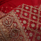 “The Bridal Red” Premium Designer Saree with Veil