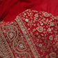 “The Bridal Red” Vol 2 Premium Designer Saree with Veil