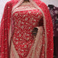 “The Bridal Red” Vol 2 Premium Designer Saree with Veil
