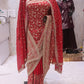 “The Bridal Red” Vol 2 Premium Designer Saree with Veil