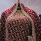 The Royal Maroon” Premium Designer Saree with Veil