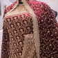The Royal Maroon” Premium Designer Saree with Veil