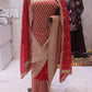 “The Bridal Red” Premium Designer Saree with Veil