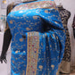 “The Vibrant Cerulean Blue” Premium Banarasi Silk Saree