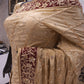 "The Golden Petals" Premium Handcrafted Zardozi Work Saree