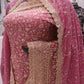 “The Valentine Pink” Premium Designer Saree with Veil