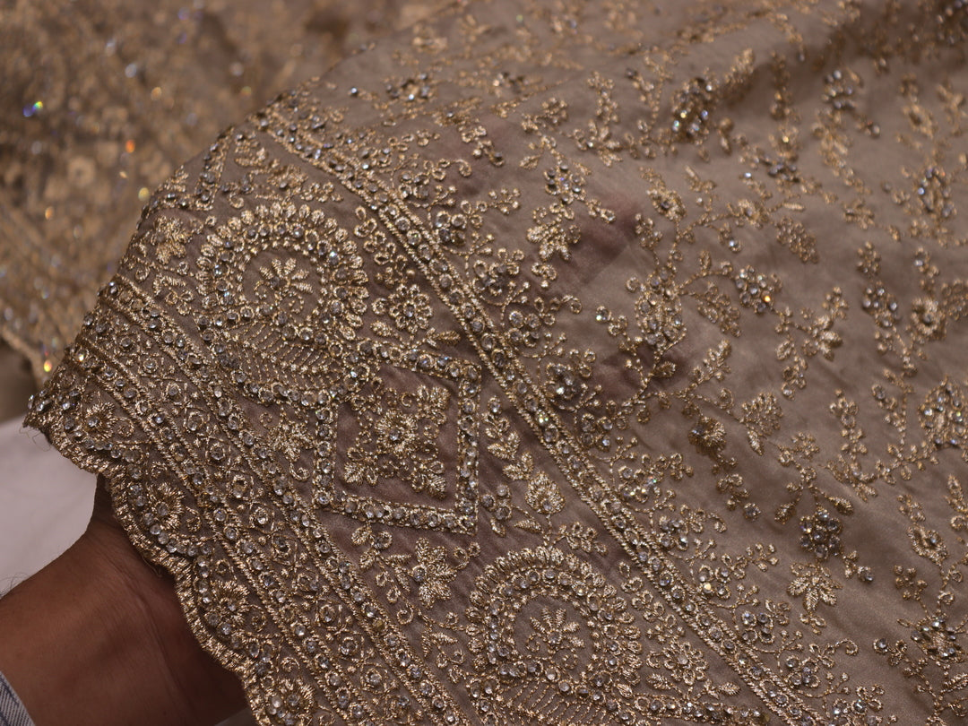 “The Champagne Gold” Premium Designer Saree