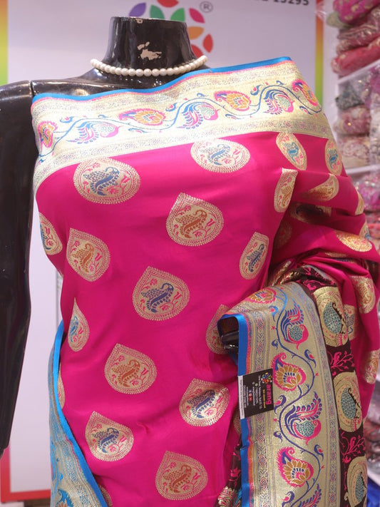 “The French Pink” Premium Banarasi Saree