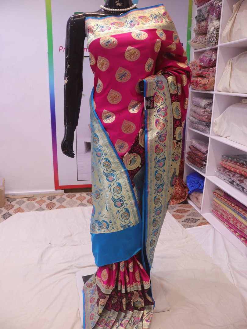 “The French Pink” Premium Banarasi Saree