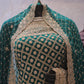 "The Persian Green" Premium Designer Saree with Veil Vol 2