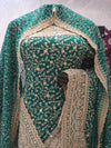 "The Persian Green" Premium Designer Saree with Veil