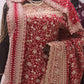 “The Bridal Red” Premium Designer Saree with Veil