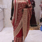 “The Bridal Red” Premium Designer Saree with Veil