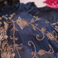 “The Teal Blue” Premium Handcrafted Saree