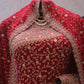 “The Bridal Red” Vol 3 Premium Designer Saree with Veil