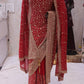 “The Bridal Red” Vol 3 Premium Designer Saree with Veil