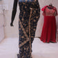 “The Teal Blue” Premium Handcrafted Saree