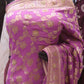 "The Mauve" Premium Banarasi Chiffon Saree