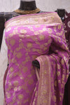 "The Mauve" Premium Banarasi Chiffon Saree