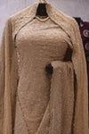 “The Golden Petals” Premium Designer Saree with Veil