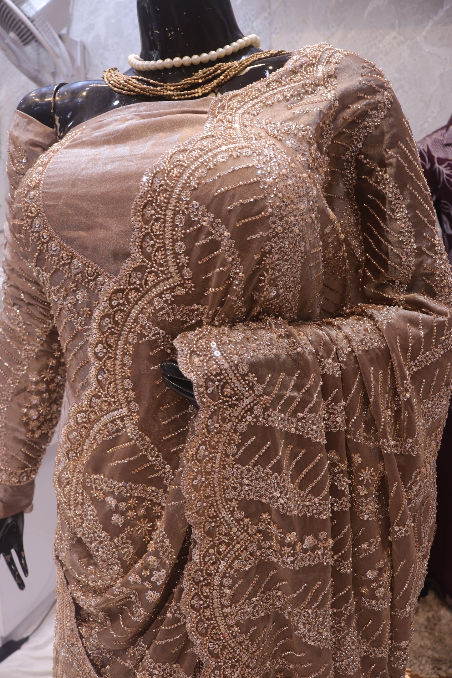 "The Platinum Gold" Premium Designer Saree