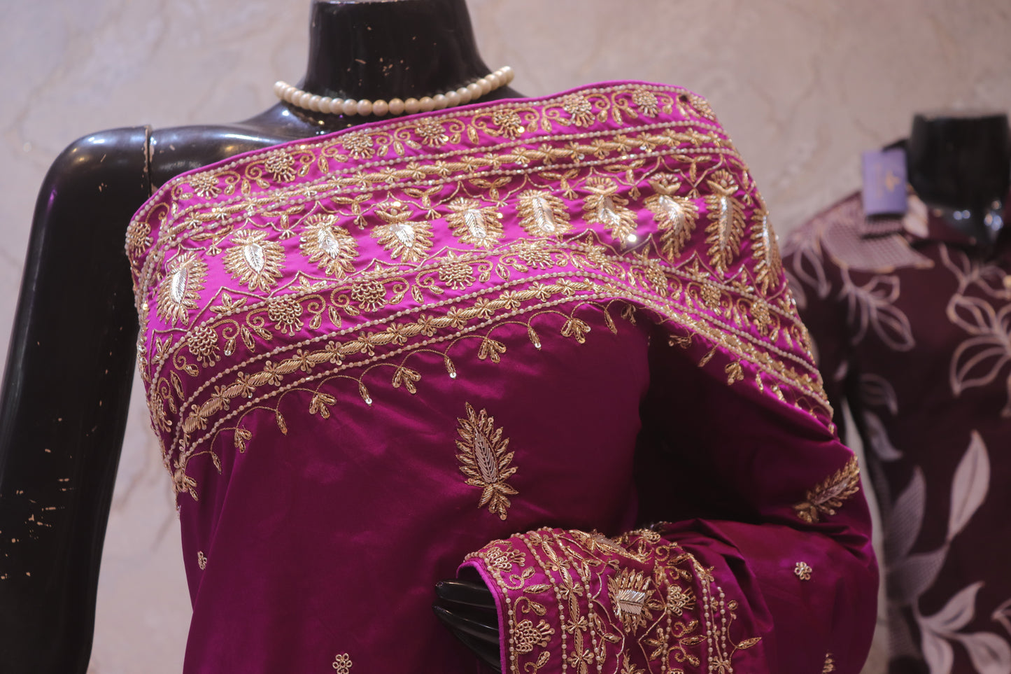 “The Royal Magenta” Premium Handcrafted Saree