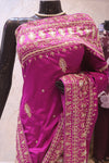 “The Royal Magenta” Premium Handcrafted Saree