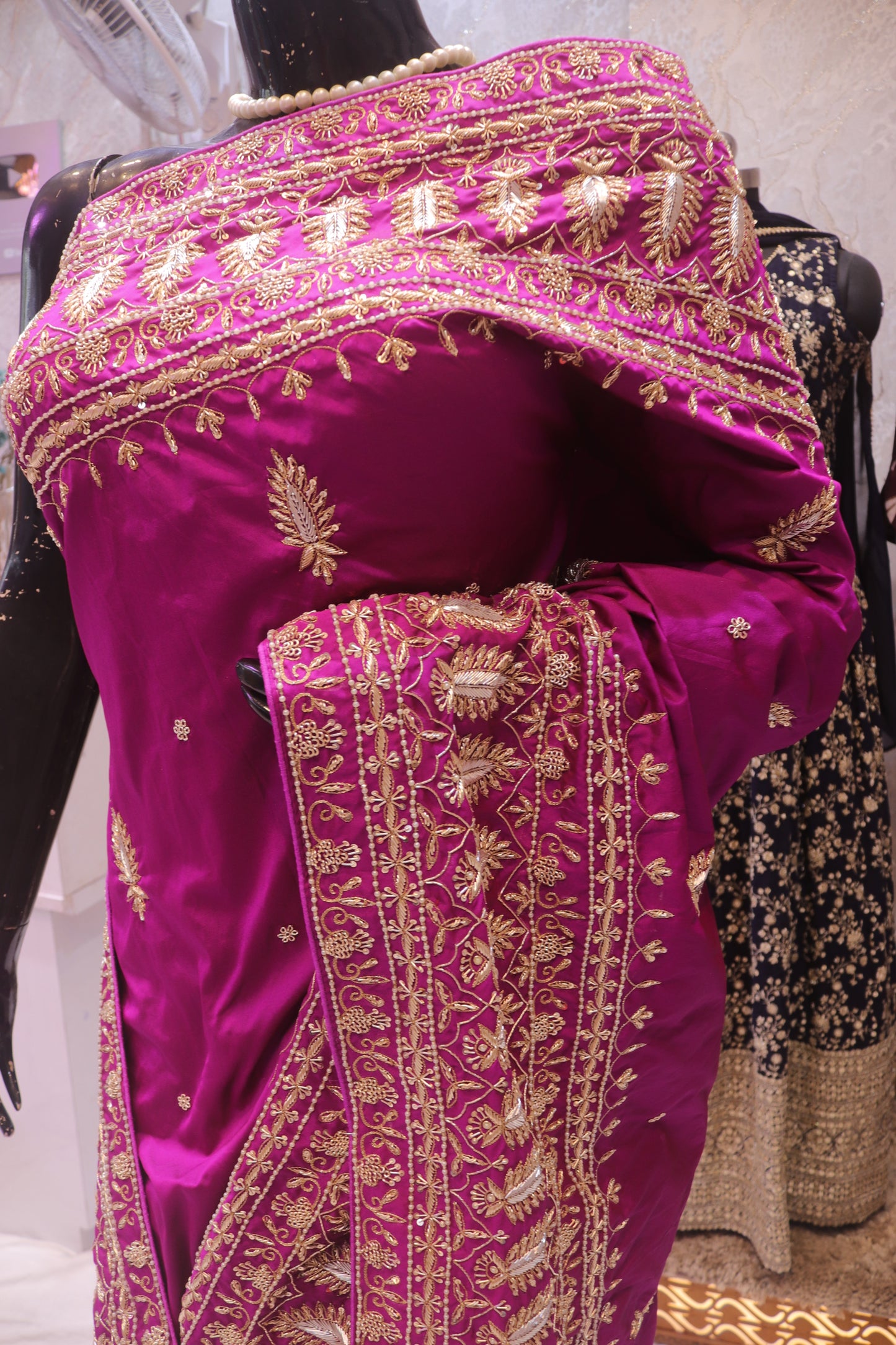 “The Royal Magenta” Premium Handcrafted Saree