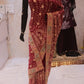 “The Raspberry Sorbet” Premium Rajwadi Saree